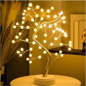 DIY Bonsai Tree Lamp with 36 LED Pearls