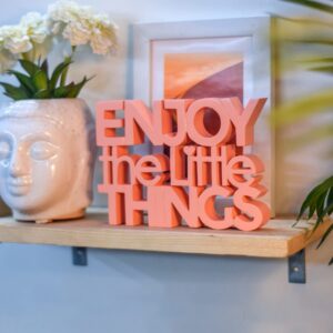 Enjoy The Little Things - Charming Pink Table Decor2