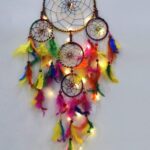 Handmade Feather Dream Catcher Wall Hanging Craft for Home