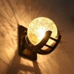 Unique Globe Shape Wall Light for Living Room Decor