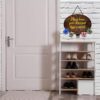 Wooden Wall Hanging Please Leave Your Shoes & Slippers Outside2