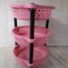 3-Layer Plastic kitchen storage racks Stand for Fruits and Vegetables3