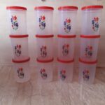 Durable 2 Liter Plastic Container Set of 12