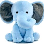 Elephant Sitting Plush Animal Soft Toy for Kids and Adults