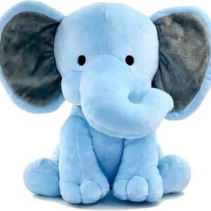 Elephant Sitting Plush Animal Soft Toy for Kids and Adults