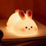 Rechargeable Silicone Rabbit Night Light