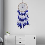 Handmade Blue Dream Catcher with Light4