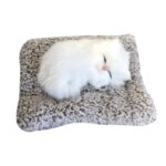 Cute Cat Soft Plush Toy, Realistic Sound, Faux Fur Stuffed Animal for Kids and Valentine Gifts