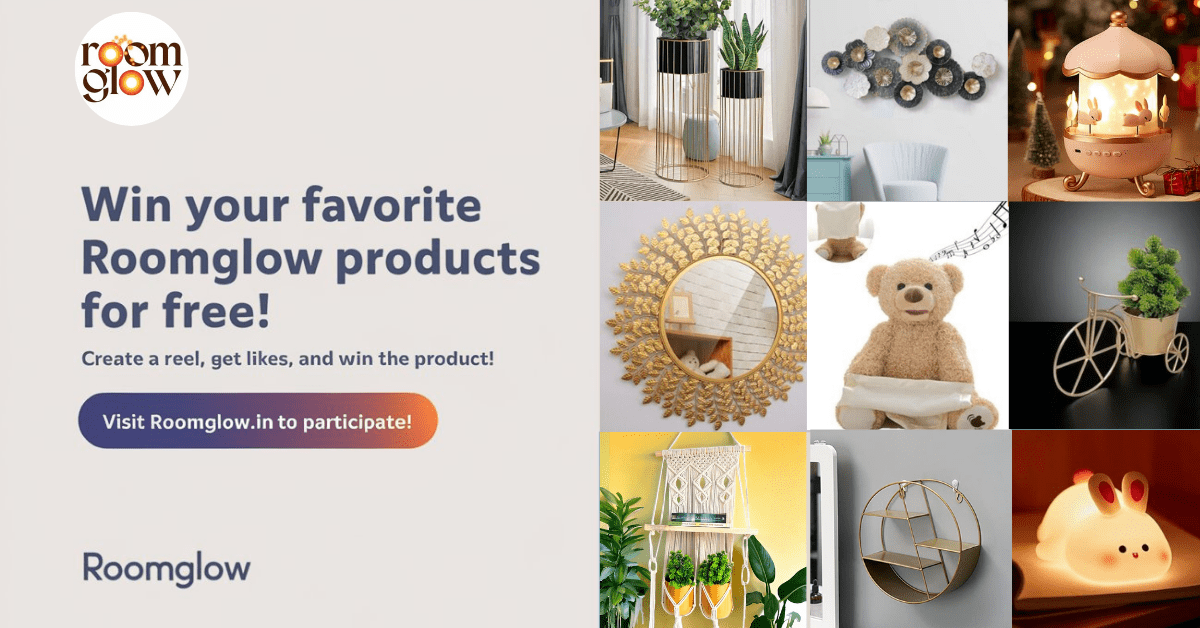 Win Free Home Decor Products from RoomGlow – Promote & Earn!