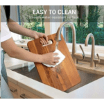 Wooden Chopping Board, Durable, Reversible Cutting Board for Kitchen, Vegetables, Fruits, and Cheese3