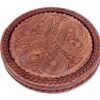 Handmade Sheesham Wood Foldable Basket ,3-Compartment Dry Fruit & Pooja Items Storage with Handle2
