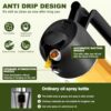2-in-1 Olive Oil Sprayer and Dispenser Bottle - 500ml Glass Oil Spray Bottle with Premium Nozzle for Air Fryer, Roasting, and Cooking (Random Color)4